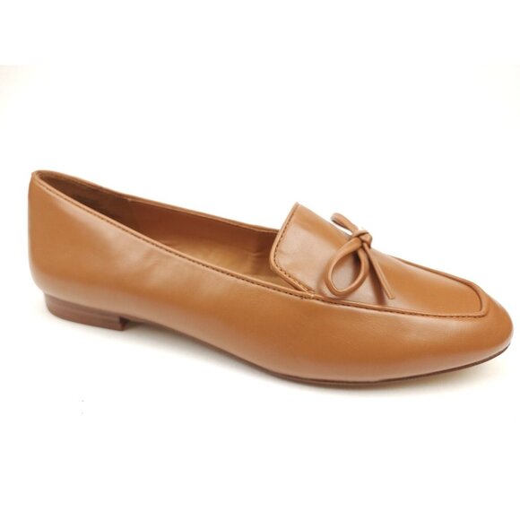 J. Crew Factory Bow Tan Loafers Size 10 Classic Style Office Academia Classic - Picture 2 of 9